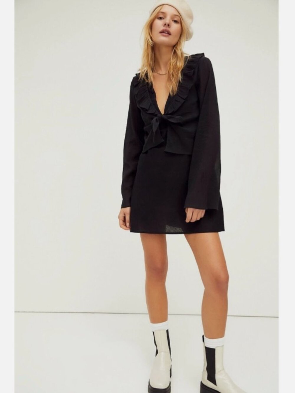 New Free People Lisette Set mini dress size Small MSRP: $100